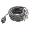 Extension Cord Accessories * | Ac Works 20 Ft. 14/3 15 Amp Medical Grade Power Cord With Iec C19 Connector