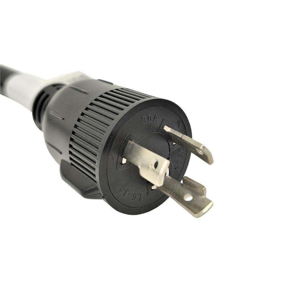 Appliance Extension Cords * | Parkworld 1 Ft. 10/3 3-Wire 30 Amp 250-Volt 3-Prong Nema L6-30P To L14-30R Receptacle Adapter Cord