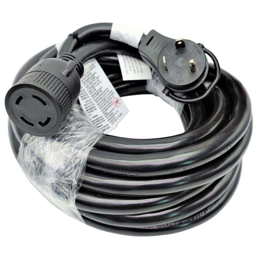 Rv & Marine Cords * | Parkworld 36 Ft. 10/3 3-Wire Rv 30 Amp 125-Volt Nema Tt-30P Plug To Generator L14-30R Transfer Switch Adapter Cord(2-Hots Bridged)