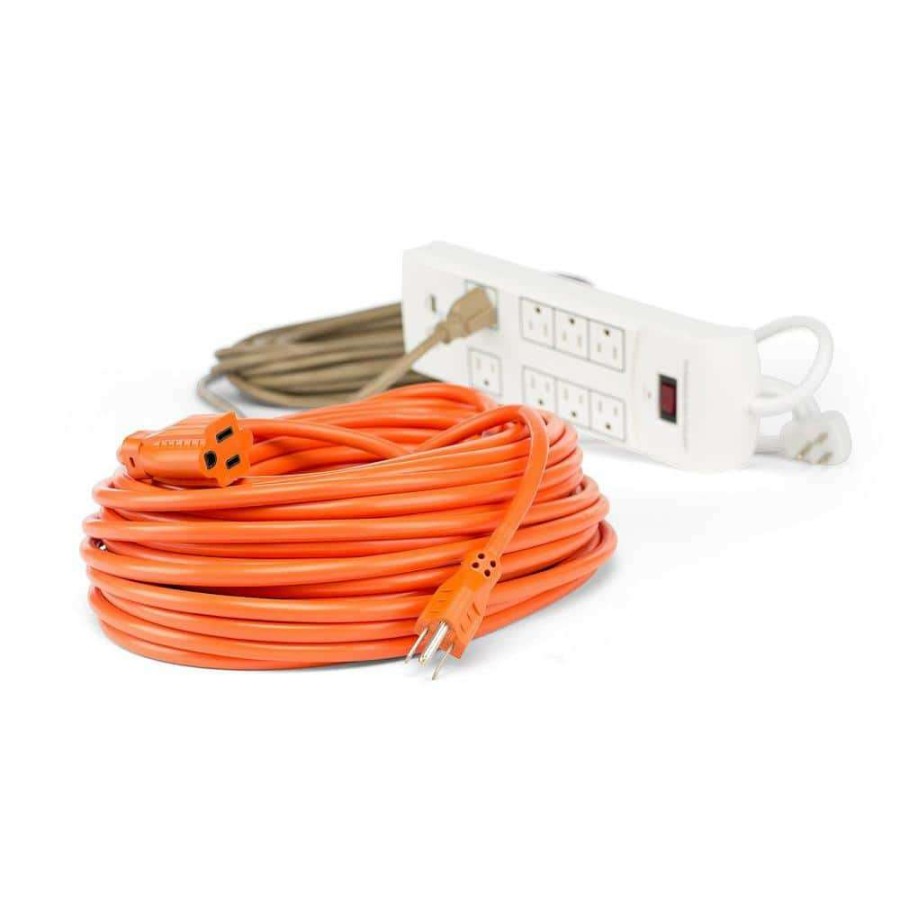 General Purpose Cords * | Hdx 100 Ft. 16/3 Indoor/Outdoor Extension Cord, Orange