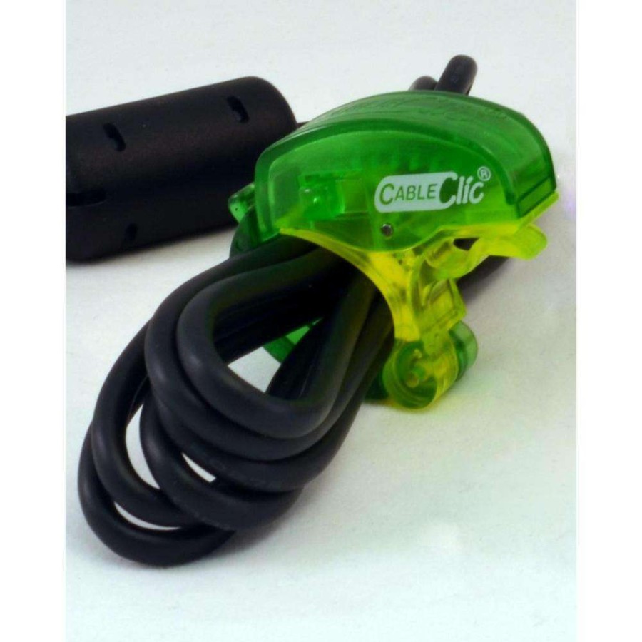 Extension Cord Accessories * | Unbranded Mini Cable Clic Green