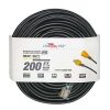 General Purpose Cords * | Lifesupplyusa 200 Ft. 14/3 Sjtw 7 Amp 125-Volt 875-Watt Lighted End Indoor/Outdoor Black Heavy-Duty Extension Cord