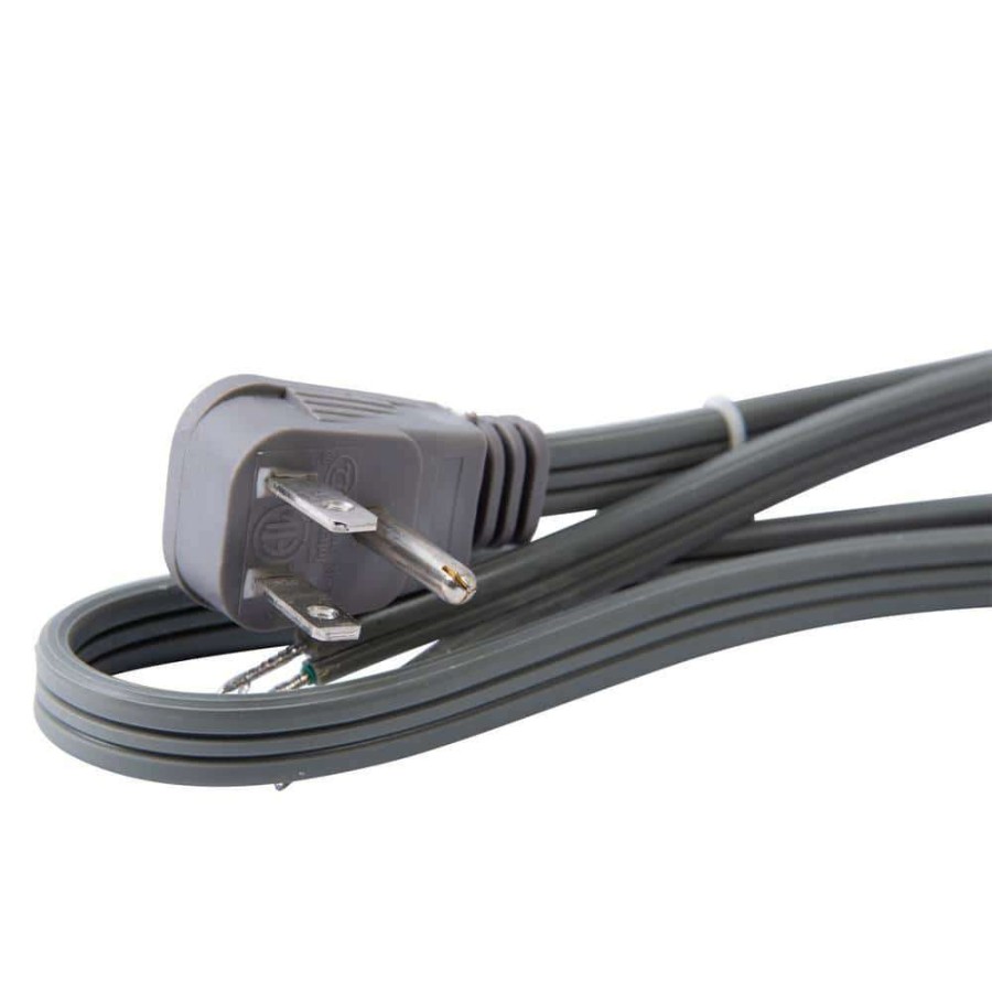 Appliance Extension Cords * | Bergen Industries 3 Ft. 3-Wire Garbage Disposal Replacement Cord Gray