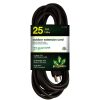 General Purpose Cords * | Power By Go Green 25 Ft. 16/3 Heavy Duty Extension Cord Black