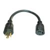 Appliance Extension Cords * | Parkworld 1.5 Ft. 10/3 3-Wire 20 Amp 125-Volt 3-Prong Locking Nema L5-20P Plug To 30 Amp 250-Volt L6-30R Receptacle Adapter Cord