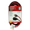 General Purpose Cords * | Husky 25 Ft. 16/3 Medium-Duty Indoor/Outdoor Extension Cord, Red And Black