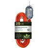 General Purpose Cords * | Power By Go Green 25 Ft. 16/3 Metal Drop Light With Side Socket