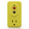 Gfci Plugs * | Elegrp 15 Amp Single Outlet Gfci Adapter, 3-Prong Grounded Gfci Adapter Plug, For Indoor Use With Auto Reset, Yellow