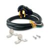 Appliance Extension Cords * | Everbilt 6 Ft. 4-Prong 30 Amp Dryer Cord