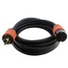 General Purpose Cords * | Ac Works 50 Ft. Soow 10/4 Nema L15-30 30 Amp 3-Phase 250-Volt Industrial Rubber Extension Cord