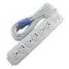 Extension Cord Accessories * | Ac Works 15 Ft. 15 A 14/3 Medical/Hospital Grade Power Strip With 6 Outlets