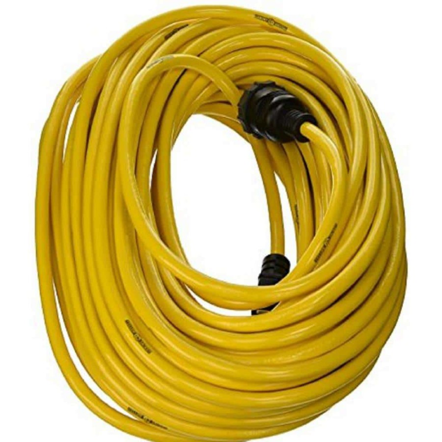 General Purpose Cords * | Yellow Jacket 100 Ft. 12/3 Sjtw Outdoor Heavy-Duty Lock Jaw Extension Cord