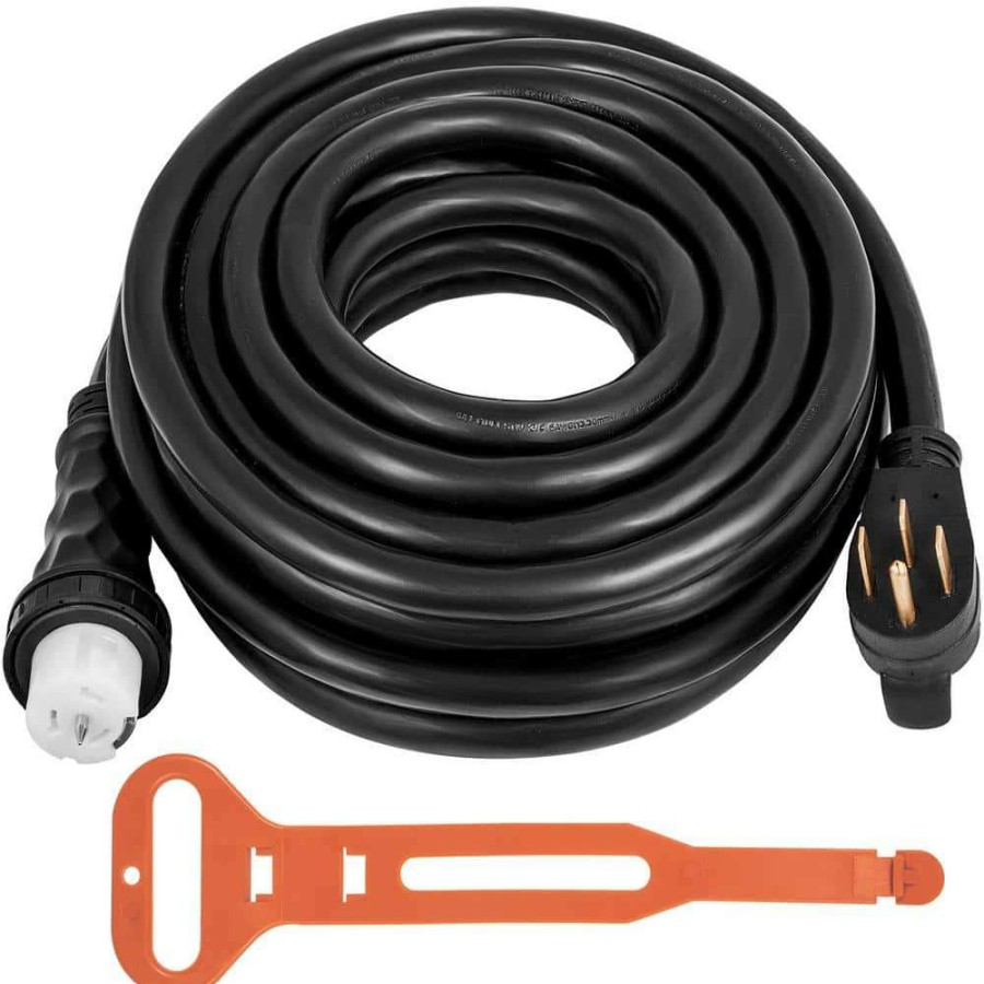 Generator Parts * | Vevor 30 Ft. Generator Extension Cord 250-Volt 50 Amp Ul Listed Generator Power Cord With Twist Lock Connectors