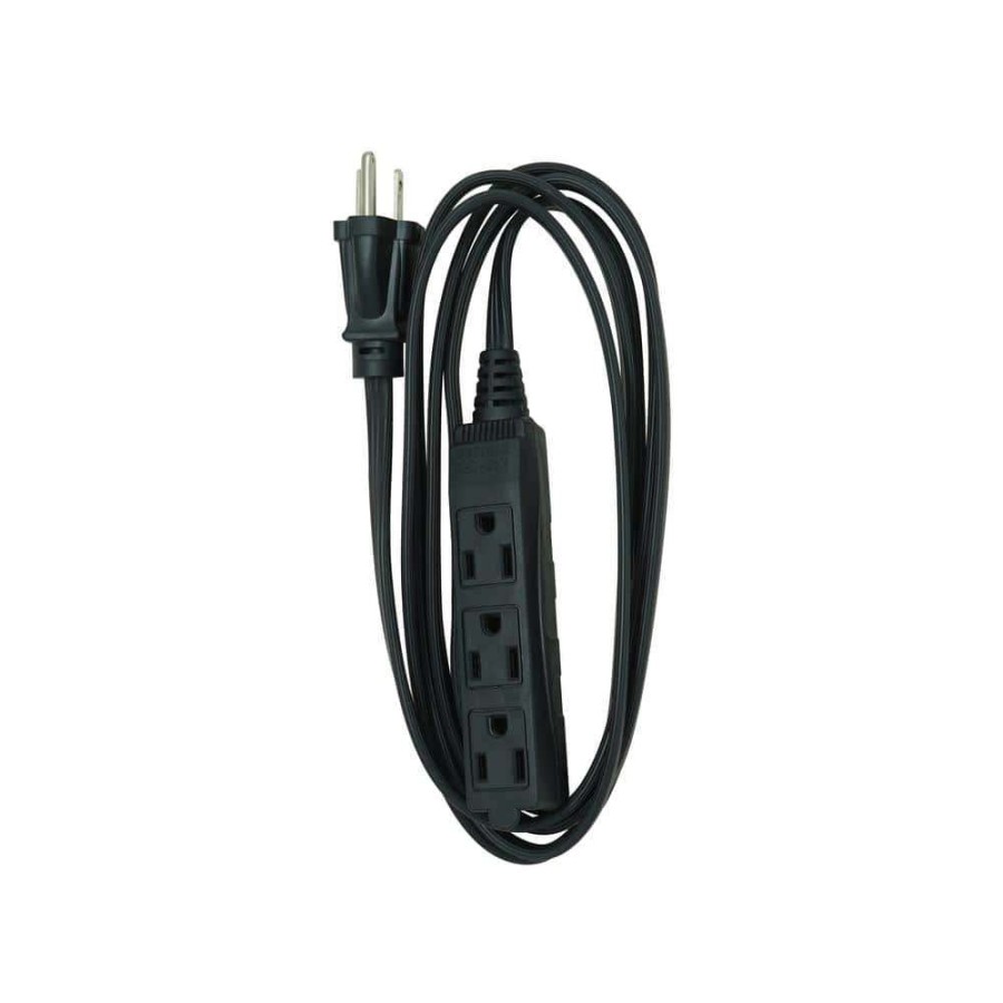 General Purpose Cords * | Woods 8 Ft. 16/3 Spt-2 Indoor Multi-Outlet (3) Extension Cord With Cube Tap