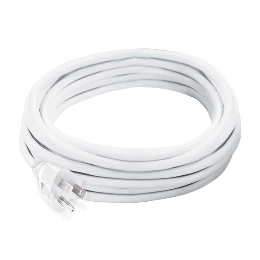 General Purpose Cords * | Sun Joe 20 Ft. 16/3 Indoor/Outdoor Extension Cord, White