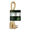 General Purpose Cords * | Power By Go Green 3 Ft. 14/3 Spt A/C Extension Cord Beige