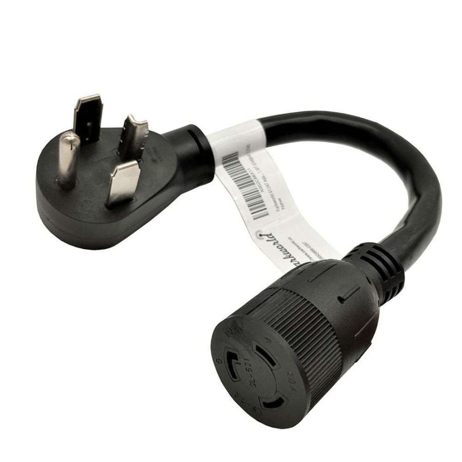 Appliance Extension Cords * | Parkworld 1 Ft. 10/3 3-Wire 30 Amp 125/250-Volt 4-Prong Dryer Nema 14-30P Plug To 20 Amp 3-Prong Locking L5-20R Adapter Cord