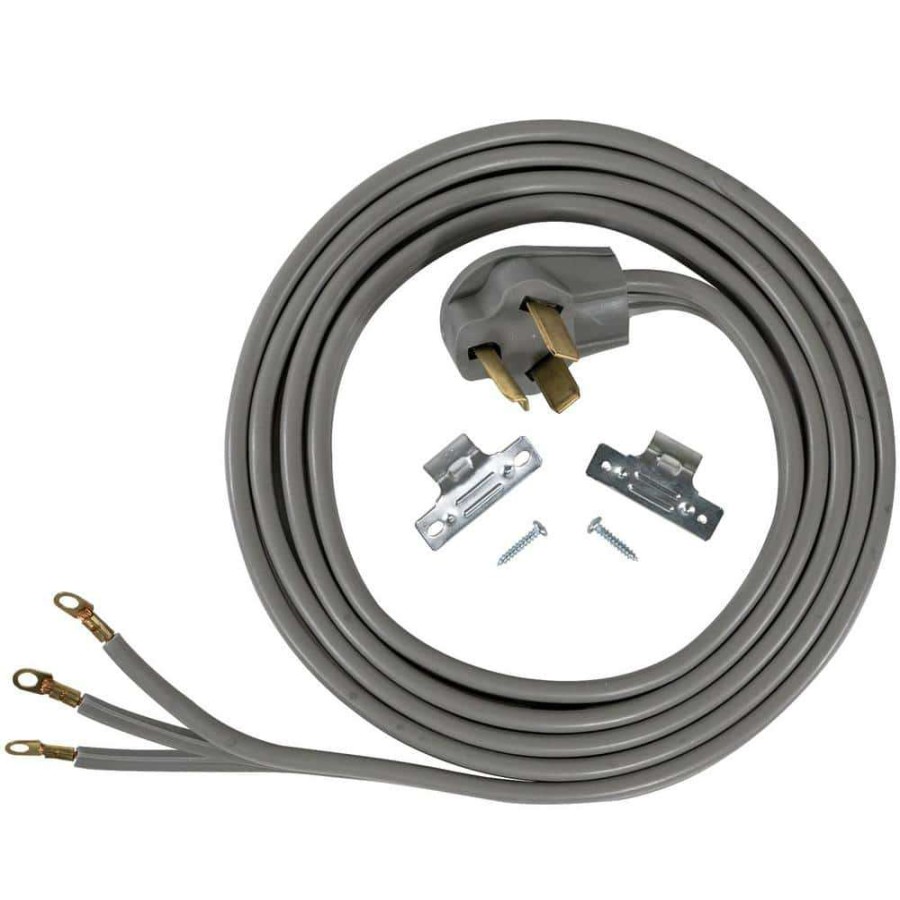 Appliance Extension Cords * | Certified Appliance Accessories 10 Ft. 10/3 3-Wire Closed-Eyelet 30-Amp Dryer Cord