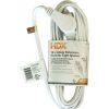 General Purpose Cords * | Hdx 12 Ft. 16/2 Indoor Tight Space Cube Tap Extension Cord, White