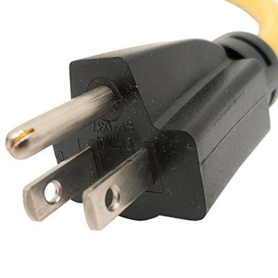 Appliance Extension Cords * | Parkworld 2 Ft. 12/3 3-Wire Household 15 Amp 125-Volt 3-Prong Plug Nema 5-15P To Generator 3-Prong Locking L14-30R Adapter Cord