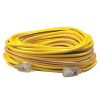 General Purpose Cords * | Southwire 100 Ft. 12/3 Sjtw Hi-Visbility Multi-Color Outdoor Heavy-Duty Extension Cord With Power Light Plug