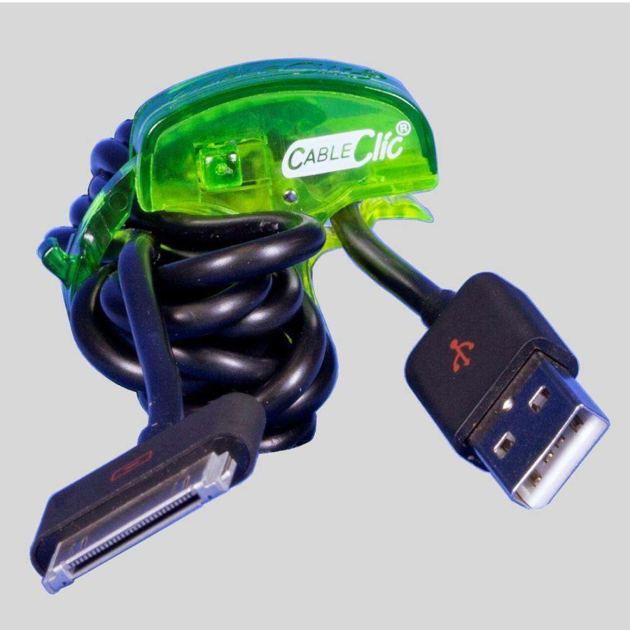 Extension Cord Accessories * | Unbranded Micro Cable Clic Green