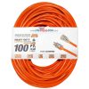 General Purpose Cords * | Lifesupplyusa 100 Ft. 14/3 Sjtw 13 Amp 125-Volt 1625-Watt Orange Indoor/Outdoor Heavy-Duty With Lighted End Extension Cord