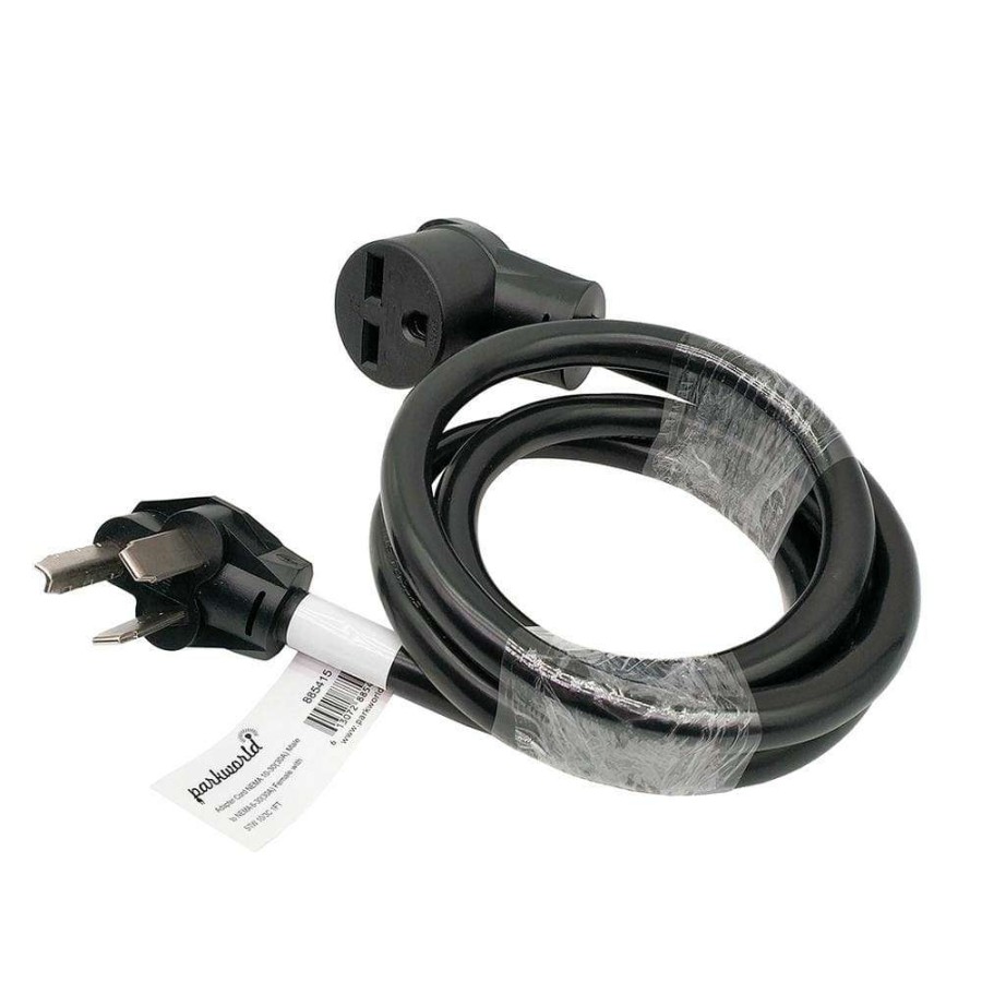 Appliance Extension Cords * | Parkworld 6 Ft. 10/3 3-Wire Dryer 30 Amp 250-Volt Nema 10-30P Plug To 30 Amp 250-Volt 6-30R Adapter Cord