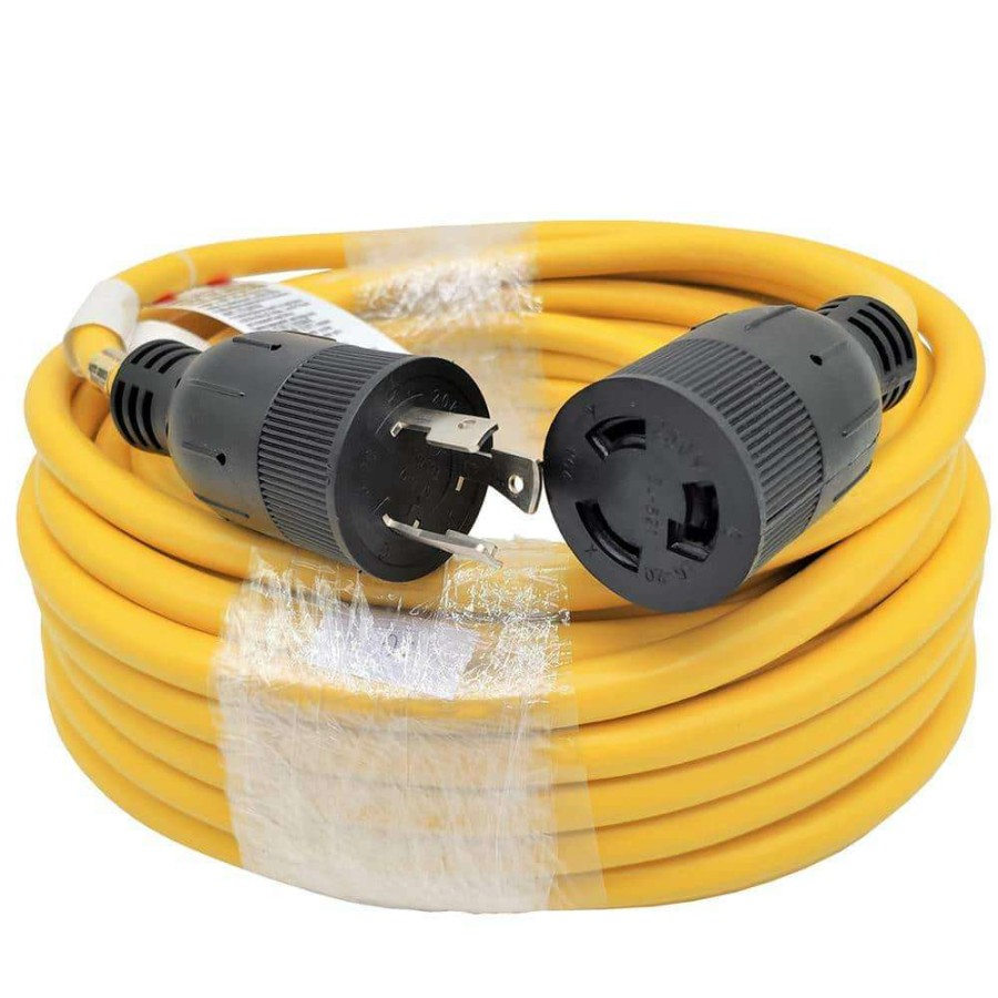 General Purpose Cords * | Parkworld 50 Ft. Sjtw 12/3 20 Amp 250-Volt Twist Lock Nema L6-20 Extension Cord