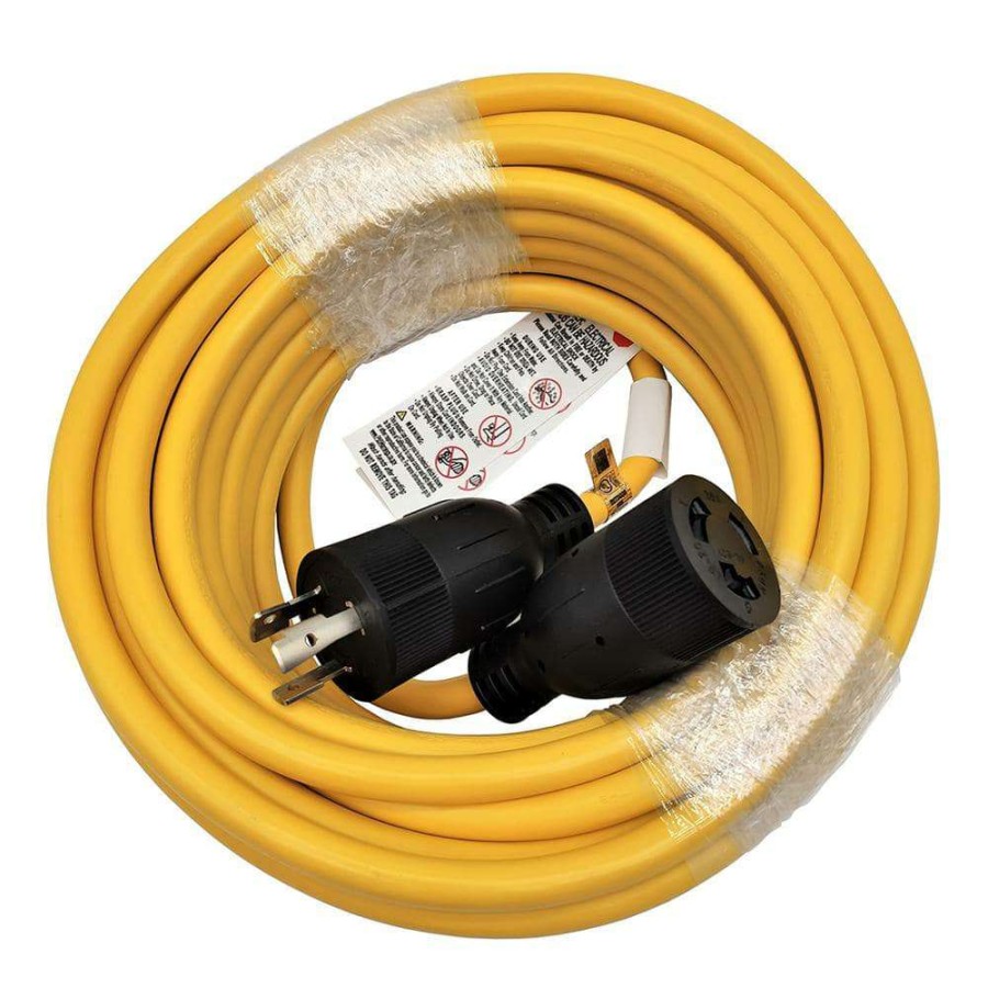 General Purpose Cords * | Parkworld 50 Ft. Sjtw 12/3 20 Amp 250-Volt Twist Lock Nema L6-20 Extension Cord